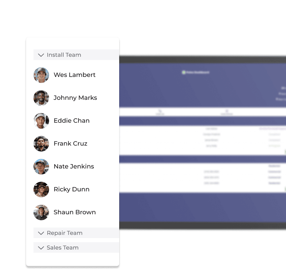 FieldPulse multi-team scheduling feature